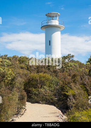 Cape Tourville Leuchtturm im Freycinet National Park in Tasmanien, Australien. Stockfoto