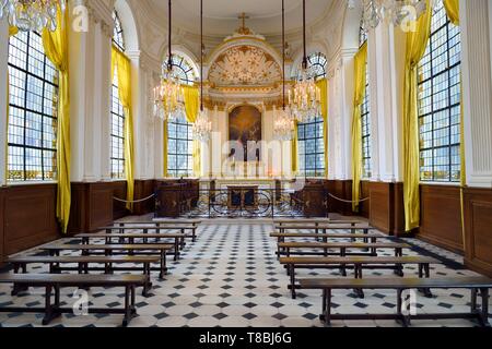 Frankreich, Seine Maritime, Rouen, den Erzbischöflichen Palast, historische Jeanne d'Arc Museum, La Chapelle d'AubignÚ Stockfoto