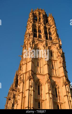 Frankreich, Seine Maritime, Rouen, Notre-Dame de Rouen, die Tour de Beurre Stockfoto