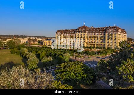 Frankreich, Calvados, Pays d'Auge, Deauville, Royal Barriere Hotel Stockfoto