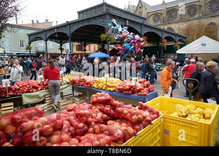 Frankreich, Ariège, Mirepoix, Apple Festival Stockfoto