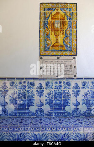 Von den Häusern in Cascais, Portugal Detail Stockfoto