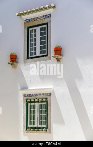 Von den Häusern in Cascais, Portugal Detail Stockfoto