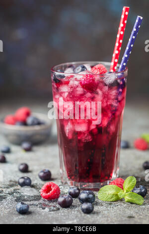 Frischen Beeren Getränk Stockfoto