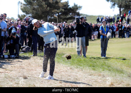 Tommy Fleetwood bei Tag vier der Betfred britischen Meister im Hillside Golf Club, Southport. Stockfoto