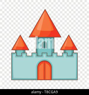 Das Schloss Chillon in Montreux-Symbol, Cartoon-Stil Stock Vektor