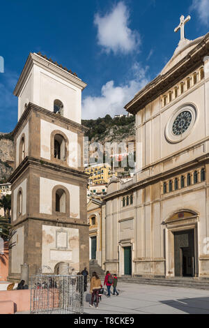 Kirche Santa Maria Assunta, Positano, Amalfi Küste, Italien Stockfoto