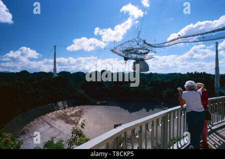 Arecibo Observatory, Radioteleskop, Puerto Rico Stockfoto