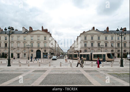 Orleans, Straßenbahn, 2012-07-10°B Cathedrale 68 (1) Stockfoto