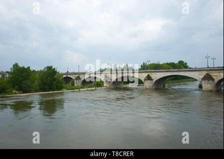 Orleans, Loire, Pont George V Stockfoto