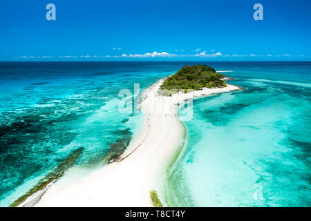 Wirklich erstaunlich Insel Cresta de Gallo, Philippinen Stockfoto