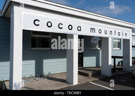 Kakao Berg Cafe, balnakeil Craft Village, Durness an der Nordküste 500 Autowanderstraße im Norden von Schottland, Großbritannien Stockfoto