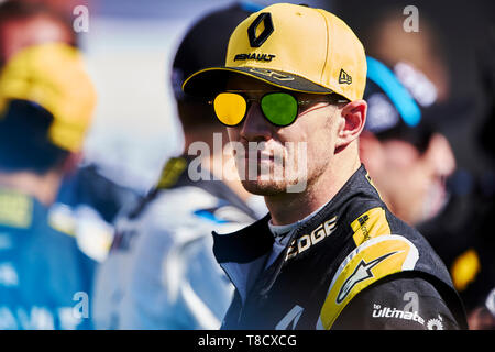 12. Mai 2019, Circuit de Barcelona-Catalunya, Barcelona, Spanien; Formel 1 Grand Prix von Spanien, Race Day; Nico Hulkenberg des Renault Team im Fahrerlager der Rennstrecke Circuit de Catalunya Credit: Pablo Guillen/Alamy Stockfoto