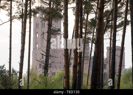 Baustelle der multifunktionale Gebäude Schloss in Stobnica, Polen. 1. Mai 2019 © wojciech Strozyk/Alamy Stock Foto Stockfoto