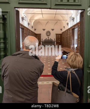 Museo complesso Libreria e quadreria dei Girolamini, Neapel Napoli Stockfoto