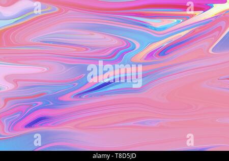 Schönen Hintergrund mit Ölflecken. rosa blau Dekoration Stockfoto