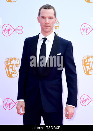 Benedict Cumberbatch an der Virgin Media BAFTA TV Award, in der Royal Festival Hall in London statt. Stockfoto