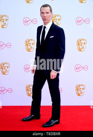 Benedict Cumberbatch an der Virgin Media BAFTA TV Award, in der Royal Festival Hall in London statt. Stockfoto