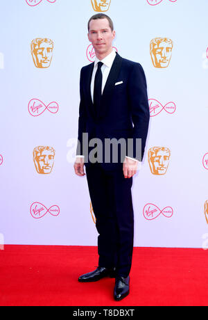 Benedict Cumberbatch an der Virgin Media BAFTA TV Award, in der Royal Festival Hall in London statt. Stockfoto