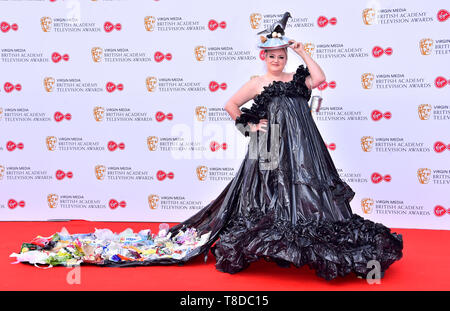 Daisy kann Cooper an der Virgin Media BAFTA TV Award, in der Royal Festival Hall in London statt. Stockfoto