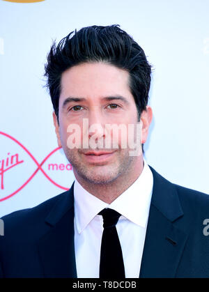 David Schwimmer an der Virgin Media BAFTA TV Award, in der Royal Festival Hall in London statt. Stockfoto