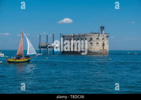 Frankreich, Charente Maritime, Fort Boyard, Ile d'Aix Stockfoto