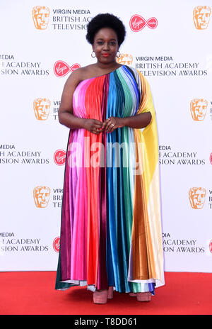 Lolly Adefope Teilnahme an der Virgin Media BAFTA TV Award, in der Royal Festival Hall in London statt. Stockfoto