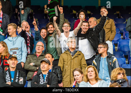 12. Mai 2019 Rotterdam, Niederlande Fußball der niederländischen Eredivisie Feyenoord v ADO Den Haag Feyenoord Unterstützer Stockfoto