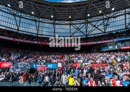 12. Mai 2019 Rotterdam, Niederlande Fußball der niederländischen Eredivisie Feyenoord v ADO Den Haag Stockfoto