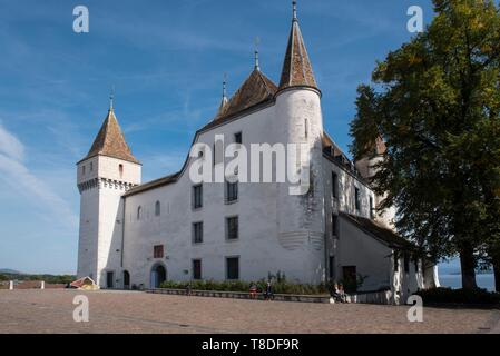 Schweiz, Kanton Waadt, Nyon, das Schloss Stockfoto