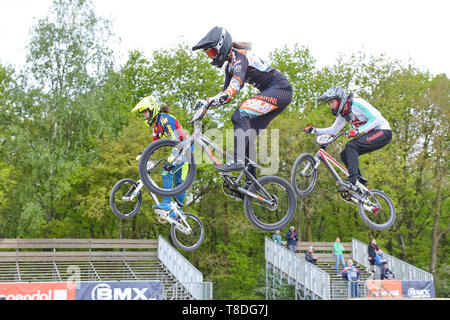 12. Mai 2019 Papendal, den Niederlanden UCI BMX Supercross World Cup Ruby Huisman BMX UCI World Cup Supercross Papendal 2019 Stockfoto