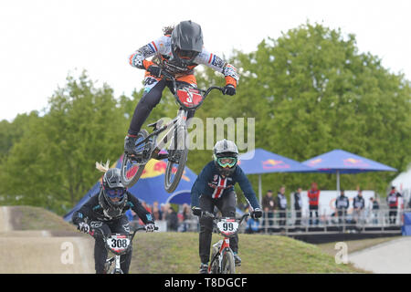 12. Mai 2019 Papendal, den Niederlanden UCI BMX Supercross World Cup Judy Baauw BMX UCI World Cup Supercross Papendal 2019 Stockfoto