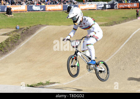 12. Mai 2019 Papendal, den Niederlanden UCI BMX Supercross World Cup Laura Smulders BMX UCI World Cup Supercross Papendal 2019 Stockfoto