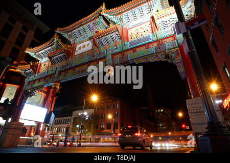 "Freundschaft Torbogen', Chinatown, Washington, D.C. Stockfoto