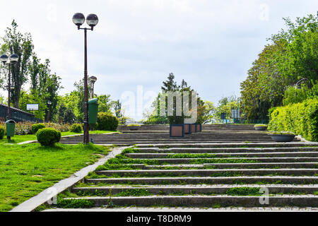 Schöne Herastrau Park aus Bukarest, Rumänien in einem Frühlingstag. Stockfoto