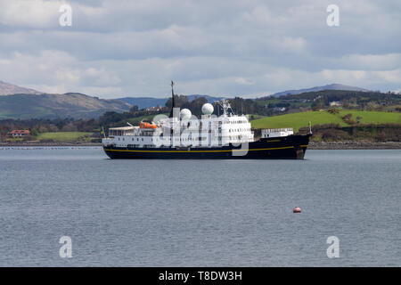 Kreuzfahrtschiff Serenissima in Bantry Bay verankert. Cork Irland Stockfoto