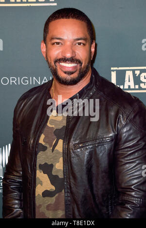 Los Angeles, USA. 10. Mai, 2019. Laz Alonso bei der Premiere von der Spektrum TV-Serie 'LA's Finest' im Sunset Tower Hotel. Los Angeles, 10.05.2019 | Verwendung der weltweiten Kredit: dpa/Alamy leben Nachrichten Stockfoto