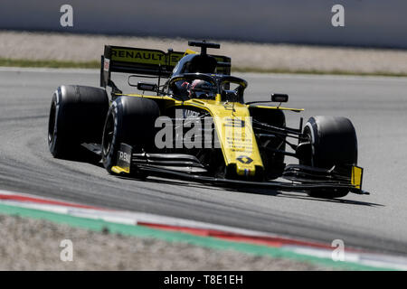 Barcelona, Spanien. 12. Mai 2019. DANIEL RICCIARDO von Renault F1 Team bei der Formel 1 Grand Prix von Spanien am Circuit de Barcelona-Catalunya in Barcelona, Spanien. Credit: James Gasperotti/ZUMA Draht/Alamy leben Nachrichten Stockfoto