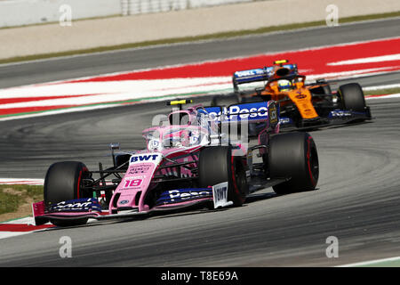 Barcelona, Spanien. 12. Mai 2019. Motorsport: FIA Formel Eins-Weltmeisterschaft 2019, Grand Prix von Spanien, #18 Lance Spazieren (KÖNNEN, Racing Point F1 Team), 12.05.2019. | Verwendung der weltweiten Kredit: dpa/Alamy leben Nachrichten Stockfoto