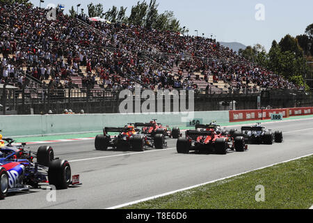 Barcelona, Spanien. 12. Mai 2019. Motorsport: FIA Formel Eins-Weltmeisterschaft 2019, Grand Prix von Spanien, Start 12.05.2019. | Verwendung der weltweiten Kredit: dpa/Alamy leben Nachrichten Stockfoto