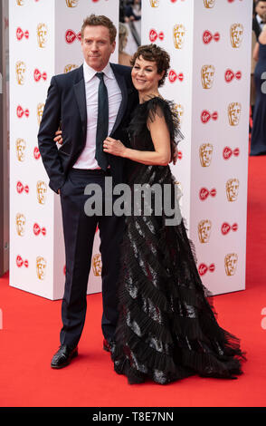 London, Großbritannien. 12. Mai 2019. Damian Lewis und Helen McCrory nehmen an der Virgin Media British Academy Television Awards in der Royal Festival Hall am 12. Mai 2019 in London, England. Credit: Gary Mitchell, GMP-Media/Alamy leben Nachrichten Stockfoto