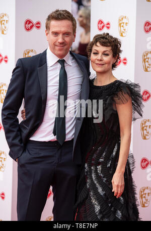 London, Großbritannien. 12. Mai 2019. Damian Lewis und Helen McCrory nehmen an der Virgin Media British Academy Television Awards in der Royal Festival Hall am 12. Mai 2019 in London, England. Credit: Gary Mitchell, GMP-Media/Alamy leben Nachrichten Stockfoto