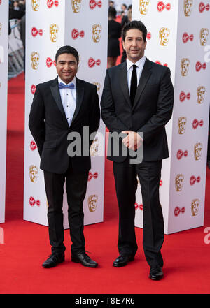 London, Großbritannien. 12. Mai 2019. David Schwimmer besucht die Virgin Media British Academy Television Awards in der Royal Festival Hall am 12. Mai 2019 in London, England. Credit: Gary Mitchell, GMP-Media/Alamy leben Nachrichten Stockfoto