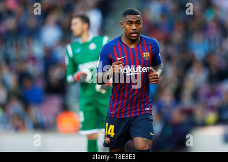 Barcelona, Spanien. Credit: D. 12. Mai 2019. Malcom (Barcelona) Fußball: der spanischen Primera Division "Liga Santander' Match zwischen dem FC Barcelona 2:0 Getafe CF im Camp Nou Stadion in Barcelona, Spanien. Credit: D. Nakashima/LBA/Alamy leben Nachrichten Stockfoto