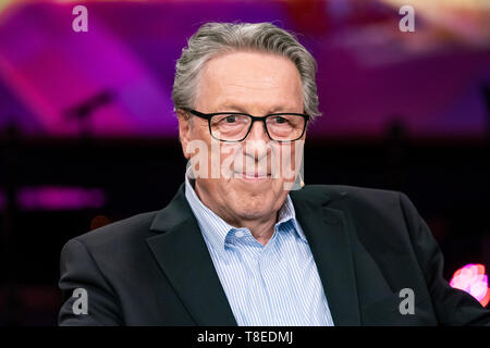 Leipzig, Deutschland. 26 Apr, 2019. Der Schauspieler Hansjürgen Hürrig, während der MDR-Talkshow "RIVERBOAT" am 26.04.2019 in Leipzig aufgenommen. Quelle: Thomas Schulze/dpa-Zentralbild/ZB/dpa/Alamy leben Nachrichten Stockfoto