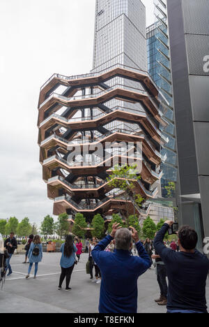 Das Schiff in der Mitte des Hudson Yard, Chelsea, New York City, NY/USA Stockfoto