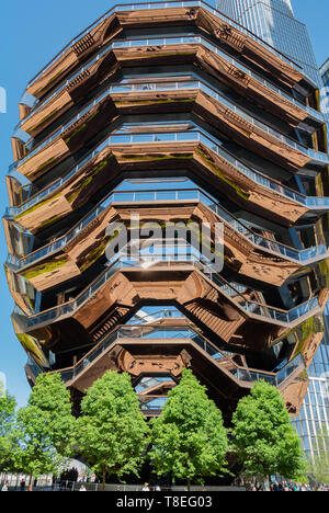 Das Schiff in der Mitte des Hudson Yard, Chelsea, New York City, NY/USA Stockfoto