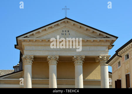 Kirche von Sani Nicolo und Severo Bardolino am Gardasee - Italien. Stockfoto