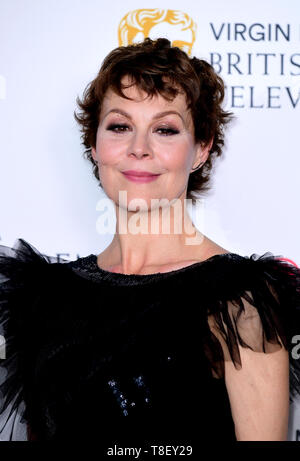 Helen McCrory in der Presse Zimmer im Virgin Media BAFTA TV Award, in der Royal Festival Hall in London statt. Stockfoto