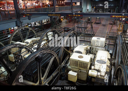 Power House, Cable Car Museum, San Francisco, CA Stockfoto